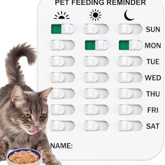 Напоминание о кормлении питомца | Наклейка-напоминание для кошки, магнитная наклейка «Вы покормили питомца?» для квартиры, дома, кухни, холодильника, общежития.