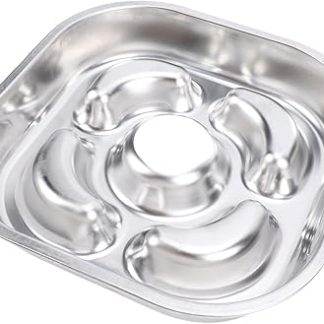 Миска для медленного кормления собак Jiawu, миски для корма из нержавеющей стали, противоскользящие миски для медленного кормления собак