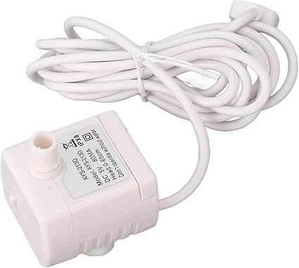 Насос для фонтана для животных ASHATA, простая установка, питание от USB, регулируемый, подходит для дозирования воды в фонтан.