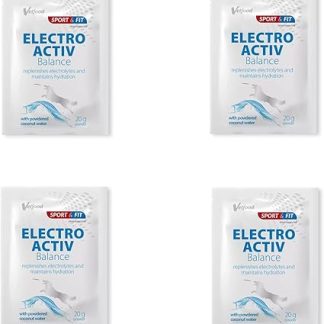 ElectroActiv Balance Coconut, 4 штуки в упаковке, 4 x 20 г, дополнительный корм для собак и кошек с электролитами.