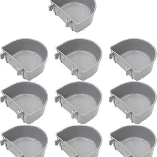 10 шт. маленьких мисок-кормушек для переноски домашних животных, крепящихся к клеткам для собак.