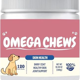 Добавка для кожи собак | Добавка для здоровья суставов, питательные жевательные таблетки для щенков, увлажнение шерсти, уход за кожей, суставы