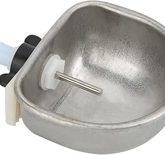 Набор из 10 поилок для кроликов, устойчивые к укусам поилки из нержавеющей стали с направляющей, стационарная конструкция для всех клеток, регулируемая чувствительность.