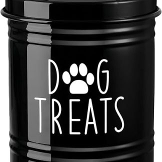 Металлическая герметичная банка для собачьих лакомств, ведро для хранения собачьего корма, контейнер для хранения корма для домашних животных, с ручкой и крышкой, для кормления.