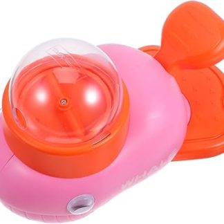 Интерактивный вращающийся диспенсер для лакомств в форме кита — вспомогательное средство для медленного кормления щенков и дрессировки, способствующее здоровому питанию и играм.