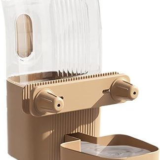 Автоматическая кормушка для собак, подвесная миска для корма для домашних животных в клетке, съемная кормушка для клетки, подходящая для использования на открытом воздухе, на террасе, в помещении, для путешествий, для использования на стене клетки.