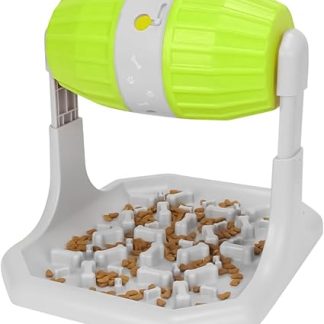 Миска для медленного кормления щенков и котят, интерактивная игра-головоломка с миской для медленного кормления | интерактивная игрушка для кормления щенков и котят для повседневного использования дома и в путешествиях