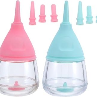Набор из двух бутылочек для кормления UPKOCH для щенков, котят, морских свинок, хорьков, кроликов, енотов, белок и других домашних животных, которых нужно кормить с рук.