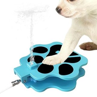 Уличный поилка для собак | Автоматическая поилка для собак с ножным механизмом, поилка для домашних животных со шлангом для жаркого климата, для путешествий, заднего двора, игровой площадки, ветеринарной клиники