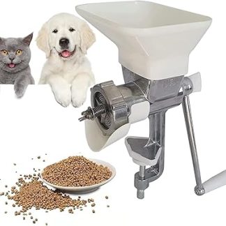 Ручная грануляторная машина для собак, кошек и рыб — универсальный гранулятор для обработки кормов для животных различной формы (от 1,5 мм до 10 мм) — идеально подходит для кормления домашних животных.