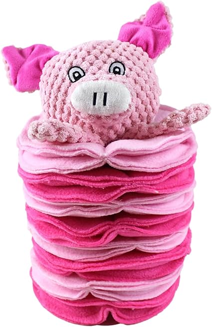 Игрушки для обнюхивания, игра-кормушка для щенков из мягкого плюша, диспенсер для лакомств для собак, забавная функция обнюхивания, функция вовлечения, аксессуар для дрессировки.