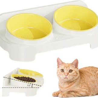 Миски для кошачьего корма, большие миски для воды, наклонные миски для домашних животных, устойчивые подставки для кормления, дизайн мисок для кошек, миски для собак, приподнятые миски для кошек.