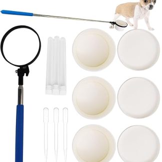 Телескопический контейнер для сбора образцов мочи собак, многоразовый, набор для анализа мочи для собак мелких и крупных пород.