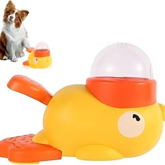 Диспенсер для корма для животных, контейнер для корма с крышкой для медленного кормления, миски и игрушки для собак для медленного кормления, помогают собаке справиться с одиночеством.