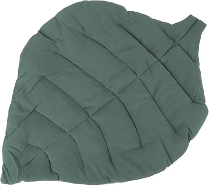Коврик для кошек Acouto в форме листа, утолщенный хлопком, удобный, теплый, не пропускает воздух, имеет утолщенную форму, идеально чистится. Изготовлен из