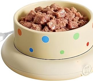 Миска для воды с подогревом, бесшумная, нескользящая, зимний уличный водонагреватель, миска для корма для домашних животных, йогурта, для квартиры, гостиной, балкона, веранды.