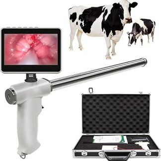 Набор для искусственного осеменения крупного рогатого скота, профессиональные ветеринарные инструменты для осеменения, камера 15 Мп, экран 360°, зонд из нержавеющей стали, для коров.