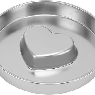 Миска для медленного кормления Aramox из нержавеющей стали с нескользящим основанием - большая вместимость, не опрокидывается.