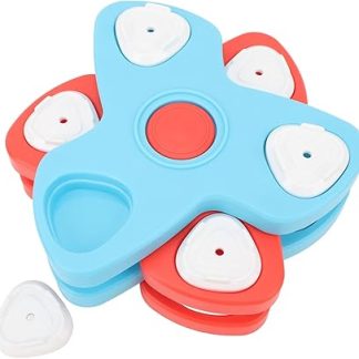 Интерактивная миска для медленного кормления собак RiToEasysports, экологичный дизайн, способствует формированию более здоровых пищевых привычек у кошек и собак, предлагая им приятное времяпрепровождение за увлекательным интерактивным заданием.