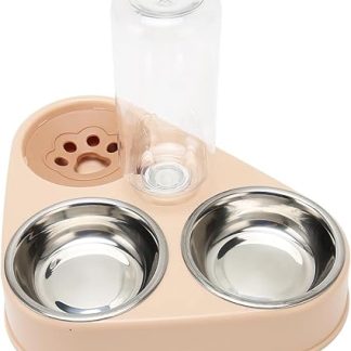 Набор из трех мисок для кошек aqxreight с автоматическим дозатором - корм и миски для кошек и собак.