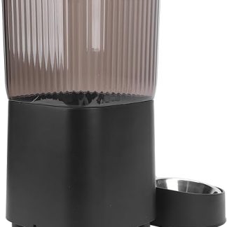 Автоматическая кормушка для кошек с дистанционным управлением, интеллектуальным таймером, интерактивным управлением для дома и отдыха владельцев домашних животных, изготовлена ​​из ABS-пластика.