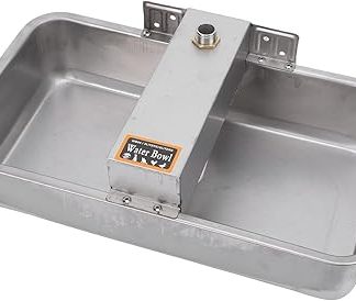 Автоматическая поилка для домашних животных Jiawu, из нержавеющей стали, подходит для сельскохозяйственных животных: собак, лошадей, телят, кур, коз.