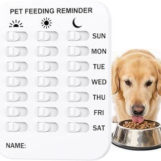 Доска для кормления | Магнитная доска-напоминание о кормлении кошки | Кормите своего питомца ежедневно дома, на кухне, холодильнике или в общежитии - для ежедневного использования