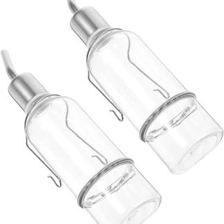 2 шт. маленьких поилок для домашних животных, кошек, хомяков, портативные, прозрачные.