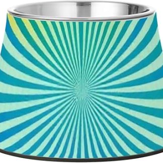 Разноцветная радужная миска для воды для собак, приподнятая миска из нержавеющей стали для кормления собак, которые медленно едят, усы, усталость, Platos para perros