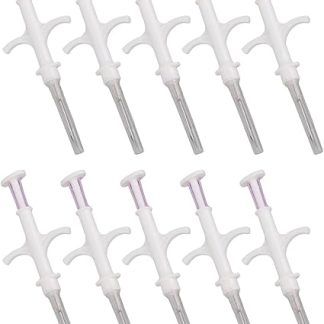 Универсальные микрочипы для домашних животных, 10 шт., низкочастотные, 134,2 кГц, для отслеживания местоположения (1,25*7 мм)