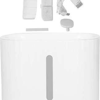 Автоматический поильник для домашних животных. Фонтанчик для питья для собак и кошек со светодиодным индикатором.