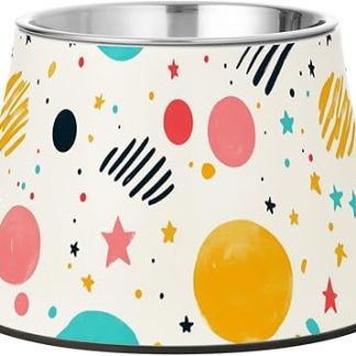 Миска для воды для домашних животных с подставкой из нержавеющей стали. Миски для медленного кормления собак, помогающие при усталости и появлении усов.