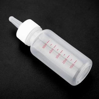 Набор для кормления собак и кошек Yctze (щенки и котята) объемом 50 мл с мягкой силиконовой соской и щеткой для чистки, идеально подходит для новорожденных.