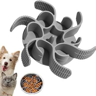 Миска для медленного кормления, коврик для кормления, интерактивная игрушка, аксессуары для домашних животных, головоломки, устройства для медленного кормления, вставка для миски для собак, для маленьких, средних и больших собак