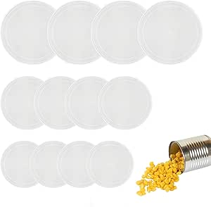 Крышки для банок, корма для кошек, корма для собак, пластиковые, моющиеся, прозрачные крышки для банок 400 г, 800 г, крышки для корма для кошек, корма для домашних животных (75 мм)