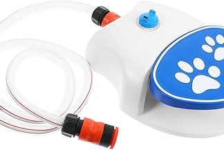 Диспенсер для воды для собак TOYANDONA, поилка для собак, стаканчик для воды, портативный поилочный фонтанчик для домашних животных, игрушка для питья, синий.