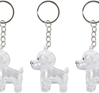 3 брелока для хранения шерсти домашних животных, сувенирные капсулы для сбора собачьей шерсти с герметичной прозрачной бутылочкой, портативная бутылочка для сбора собачьей шерсти, для создания теплого воздуха.