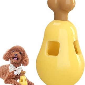 Игрушка-диспенсер для лакомств для собак, игрушка-диспенсер для корма для щенков, жевательная, в форме бедра для чистки зубов, в форме курицы, для использования дома и на улице.