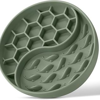 Миска для медленного кормления собак, силиконовые миски для корма с присосками, нескользящие миски для кормления собак, замедляют скорость приема пищи у питомцев.