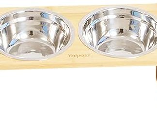 Подставка для миски с водой, нескользящая миска для еды с регулируемой высотой, для собак и кошек всех размеров, для использования в помещении и на открытом воздухе, для гостиной, кухни.