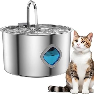 Автоматическая кормушка для кошек, 3,2 л, из нержавеющей стали, для котят, щенков, собак, крупных и средних пород, для домашнего кормления.