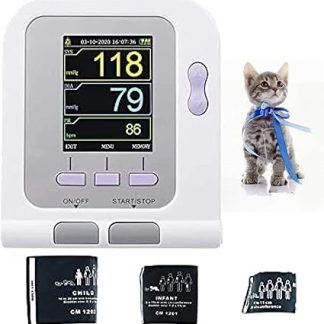 Тонометр для домашних животных, кошек/собак/животных/ветеринаров, автоматический электронный тонометр, для измерения артериального давления на плече со встроенной манжетой.