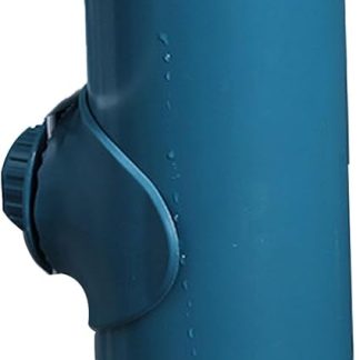 Автоматическая поилка для домашних животных, 700 мл, из ABS-пластика и нержавеющей стали, подвесная, для дома (темно-синяя).