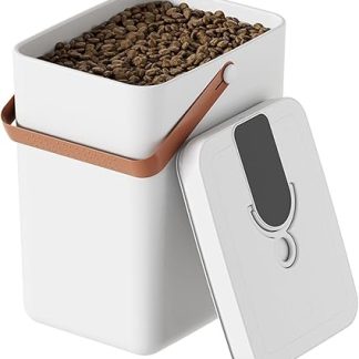 Вакуумное ведро для хранения корма для животных, большой объем 13 л, с кольцом для открывания, удобное для переноски.