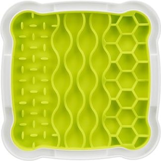 Миска для закусок Trixie Lick'N'Snack, зеленая, 20 x 24,5 см.