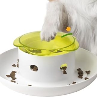 Интерактивный диспенсер для лакомств для собак - интерактивный диспенсер для лакомств для кошек, миска для игр щенков в помещении и на улице.
