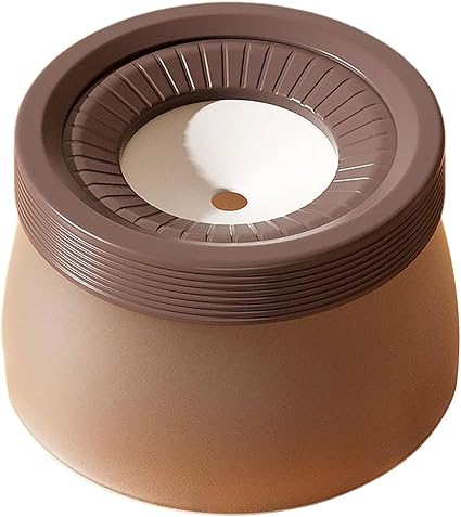 Подвесная миска для воды для домашних животных, защита от брызг, плавающая конструкция, 1200 мл, миска для медленного питья, большая вместимость, медленная поилка для маленьких собак.