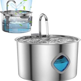 Фонтанчик для воды для домашних животных, 3,2 л, поилка для кошек, автоматическая миска для кормления питомцев, подходит для маленьких, средних и крупных пород, собак, щенков, котят, для питья.
