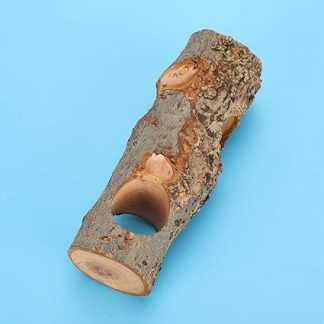 Деревянная подставка для кормления домашних животных, съедобная подставка для корма для кроликов, морских свинок, шиншилл, деревянная игрушка для измельчения зубов мелких животных.