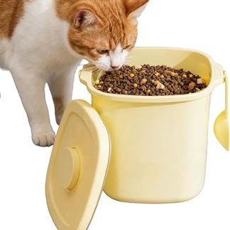 Контейнер для хранения корма для собак объемом 10 л, герметичный вакуумный контейнер, коробка для лакомств для собак, кошек, щенков, кроликов, сохраняет свежесть, удобный контейнер для кухонной кладовой.